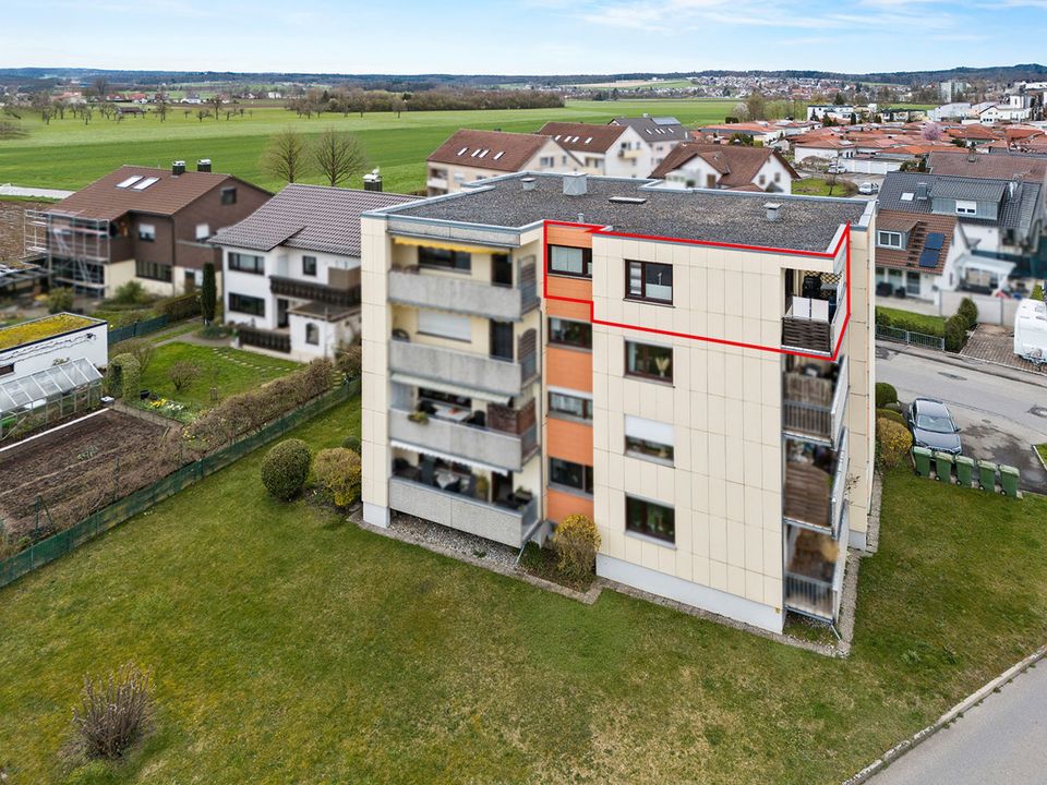 360° I Helle 3- Zimmer Wohnung mit Weitblick! in Baienfurt