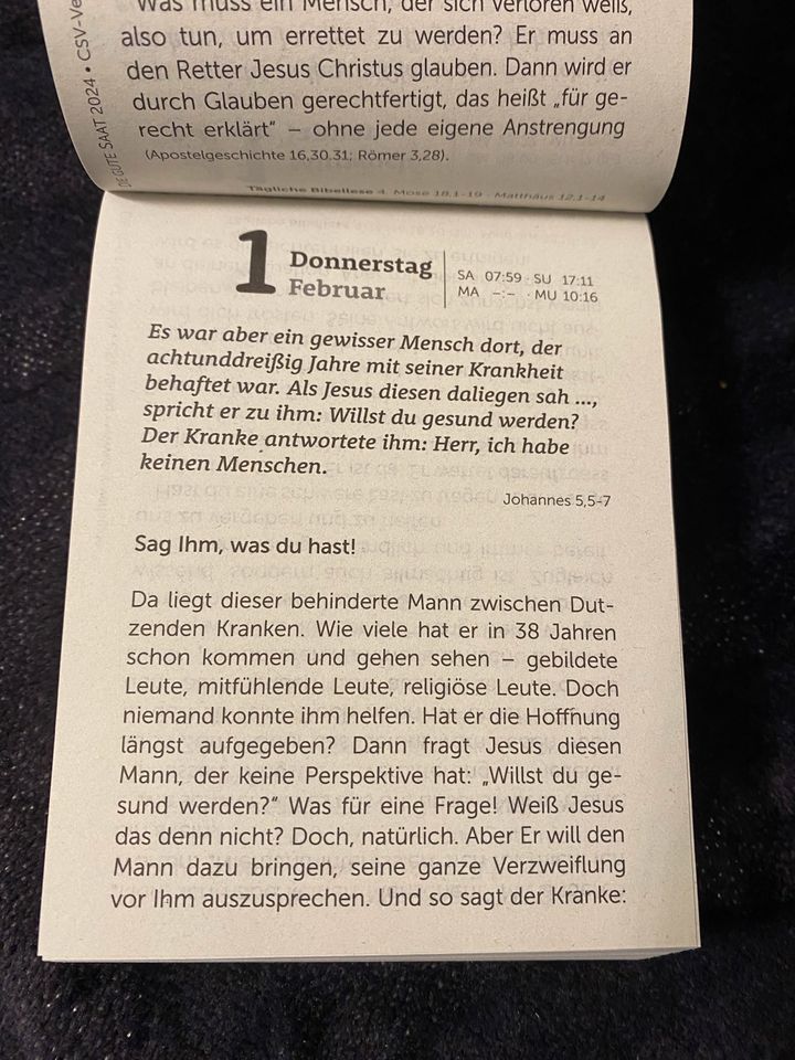 Nicht Kirche/Religion - Gott/Jesus ist die Antwort BIBEL,Kalender in Hamburg