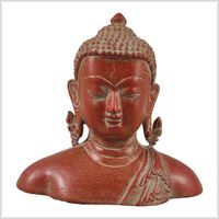 Buddha Kopf Büste Messing rot antik 16,5cm 1,5kg Hamburg-Mitte - Hamburg Billbrook Vorschau