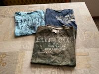 Set 3 T-Shirts blau kaki Tom Tailor Gr. 140 / S Sachsen - Bernsbach  Vorschau