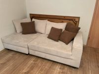 Couch, Sofa, Microfaser, beige, braun, viele Kissen Nürnberg (Mittelfr) - Nordstadt Vorschau