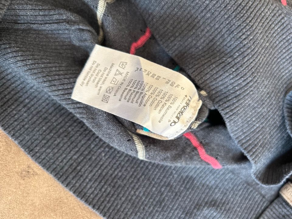 NAKETANO Pullover Sweathirt Pulli leicht blau gestreift 38/ 40 in Murnau am Staffelsee