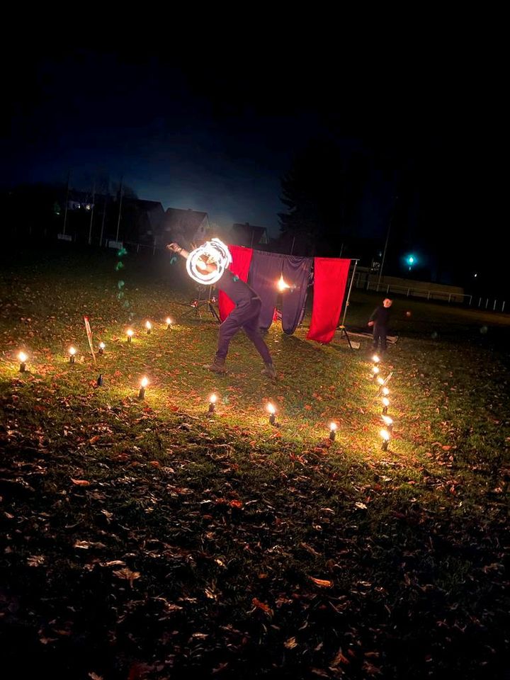 Feuershow Zum staunen in Aschersleben