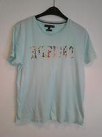 Tommy Hilfiger T-Shirt Hellblau/Blumenmuster Gr.L Niedersachsen - Barnstorf Vorschau