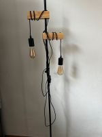 Lampe Vintage Holz / schwarz groß Hessen - Fulda Vorschau