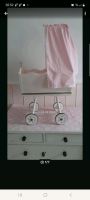 Puppenbett Puppenwiege Himmelbett Spielzeug Holz Shabby Chic alt Schwerin - Altstadt Vorschau