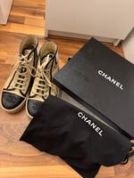 Chanel Hightop Leder Sneaker Gr.39 Hessen - Hofheim am Taunus Vorschau