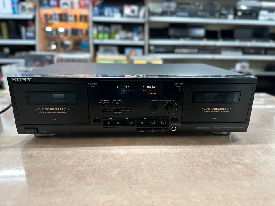 Sony TC-WR 590 Auto Reverse Doppel-Tapedeck Kassetten-Deck in Hof (Saale)