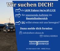LKW Fahrer / Berufskraftfahrer (m/w/d) für Baustellenverkehr Nordrhein-Westfalen - Ahaus Vorschau