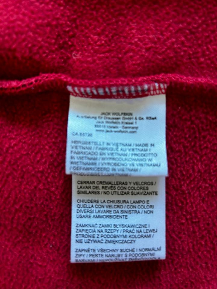 Jack Wolfskin Übergangs Polar Fleece Jacke L rot Versand in München