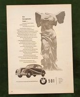 BMW 501 Reklame 1954 Niedersachsen - Danndorf Vorschau