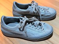 PUMA Basket Größe 37 wie neu grau Sneaker Bayern - Werneck Vorschau