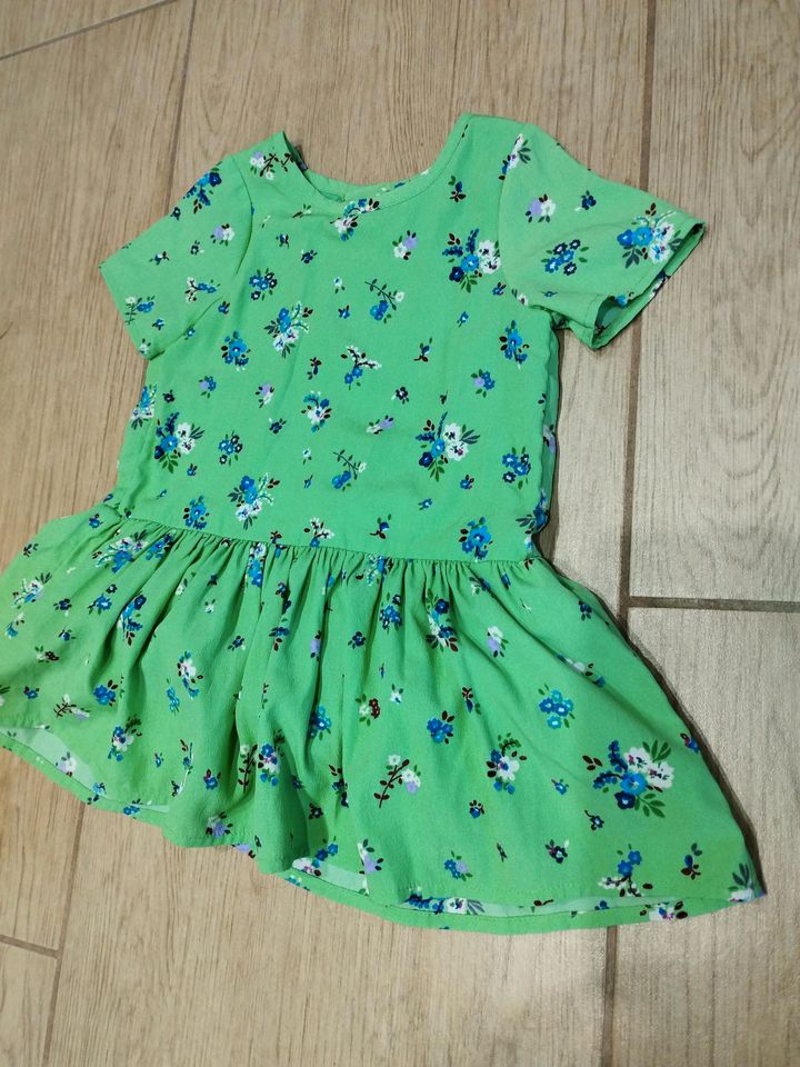 Mädchen Kleid NEXT Gr 68 T-Shirt 6-9 Mo grün NEU UK Vintage kurz in Lohr (Main)