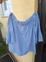 Top Hängerchen schulterfrei blau weiß amisu Gr. M 38 Wiesbaden - Mainz-Kastel Vorschau