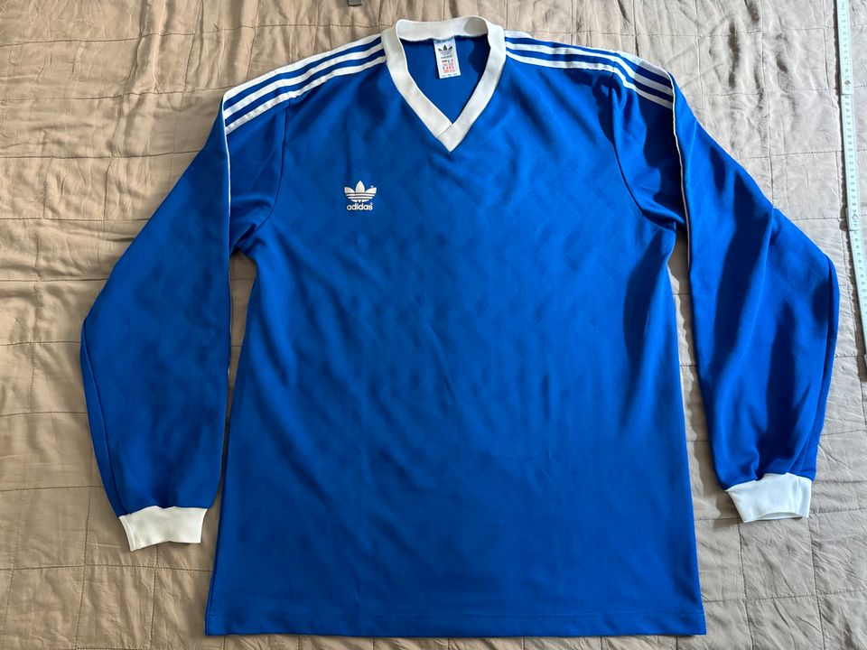 Adidas Vintage Fußball Trikot Gr XL Blau Top Zustand in München