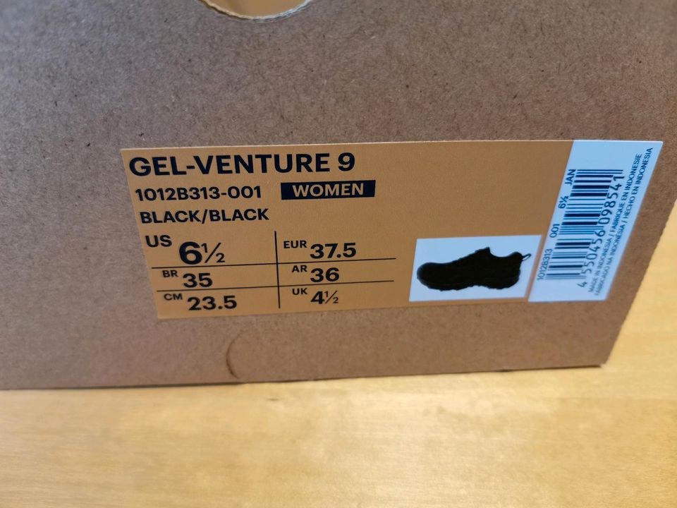 Nagelneue Asics Gel venture 9 Damenlaufschuhe 37,5 in Oftersheim