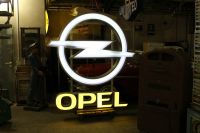 Große Opel Werbung, Reklame Neon, Leuchtreklame für Innen / Außen Rheinland-Pfalz - Dannstadt-Schauernheim Vorschau