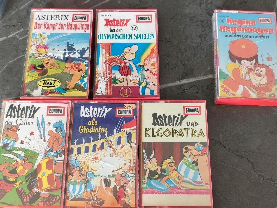 Verschiedene Hörspiel Kassetten Asterix, Regina Regenbigen, 3 ??? in Haundorf
