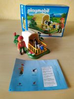 Playmobil 5124 Kälbchenbox mit Bäuerin in OVP Hessen - Weilmünster Vorschau