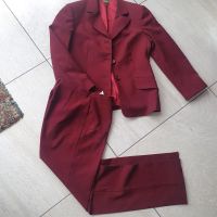 Hosenanzug 2 teilig Blazer mit Hose burgundrrot Benetton Gr 38(it Bayern - Hallbergmoos Vorschau