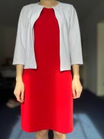 Elegantes rotes Kleid mit weißem Blazer - Neuwertig! Brandenburg - Grünheide (Mark) Vorschau