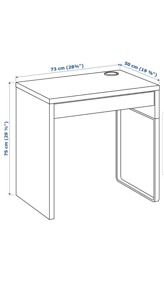 Schreibtisch Micke von Ikea in Schwerin