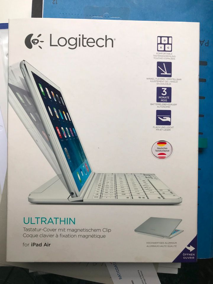 Tastatur iPad Air Logitech Ultrathin Keyboard Cover Tastatur in Essen