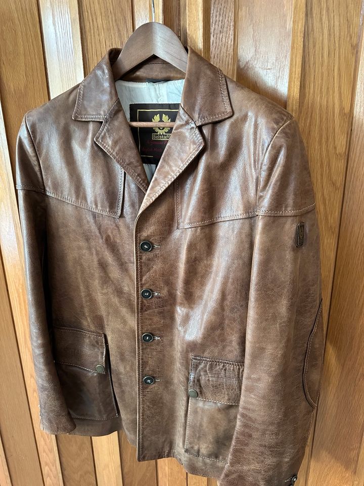 Belstaff Jacke Lederjacke Herren braun Gr. L  M Gold Label (B52) in München