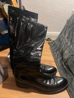 Vero Cuoio Stiefel Lackleder schwarz Berlin - Wilmersdorf Vorschau
