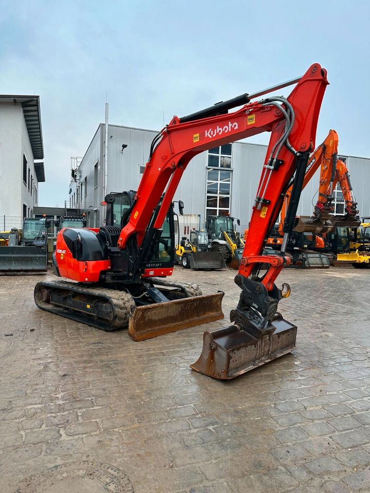 Kubota Kompaktbagger KX 080-4 alpha2 Powertilt HS08 Mieten/Kaufen in Neu Ulm