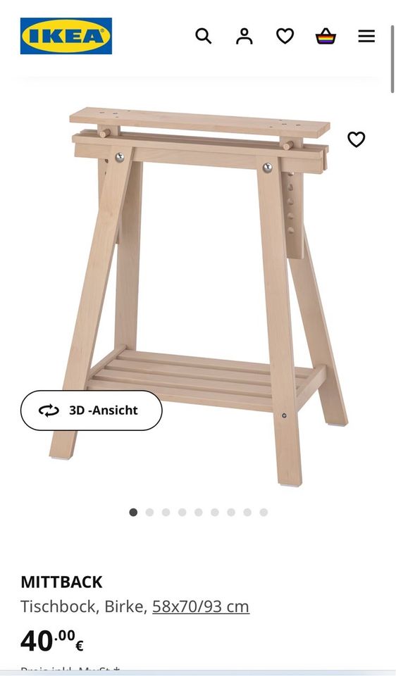Ikea Tischbeine/Blöcke (2x) 30€ für beide Beine in Kiel