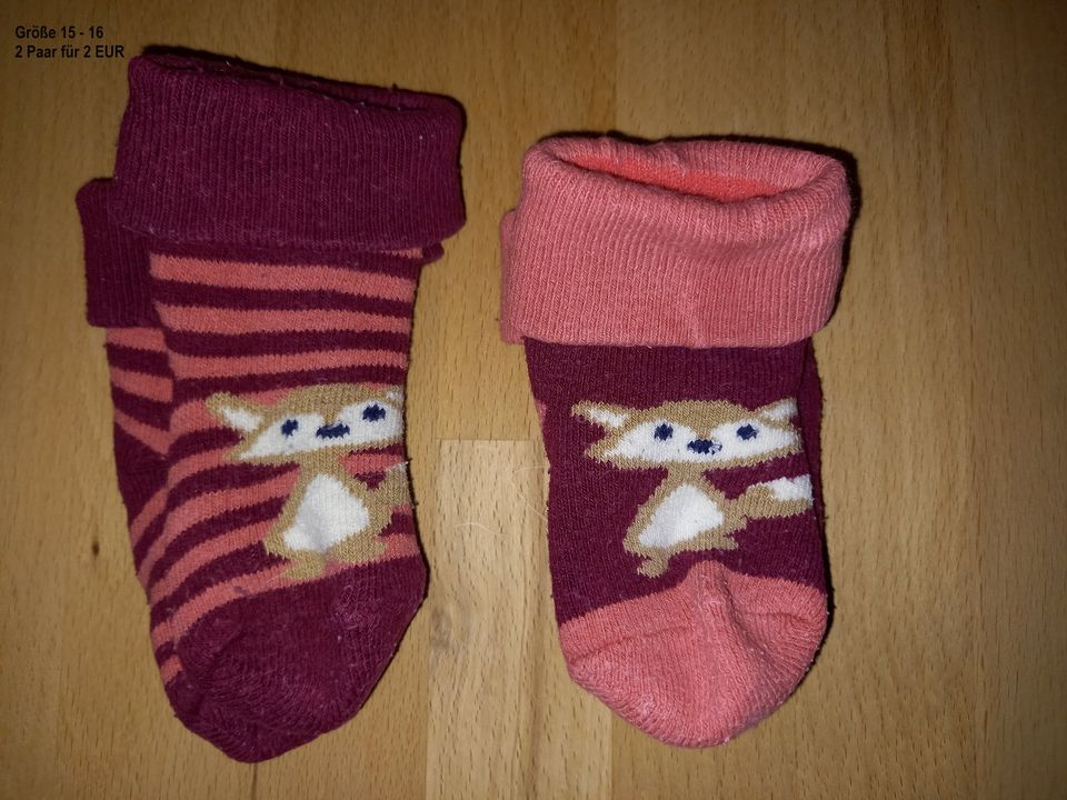 Baby-Socken versch. Größen - siehe Fotos in Lehrberg