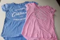 H&M ★ 2 T-Shirts 158 164 blau rosa Spruch Text 13-14y Paket Kreis Pinneberg - Rellingen Vorschau