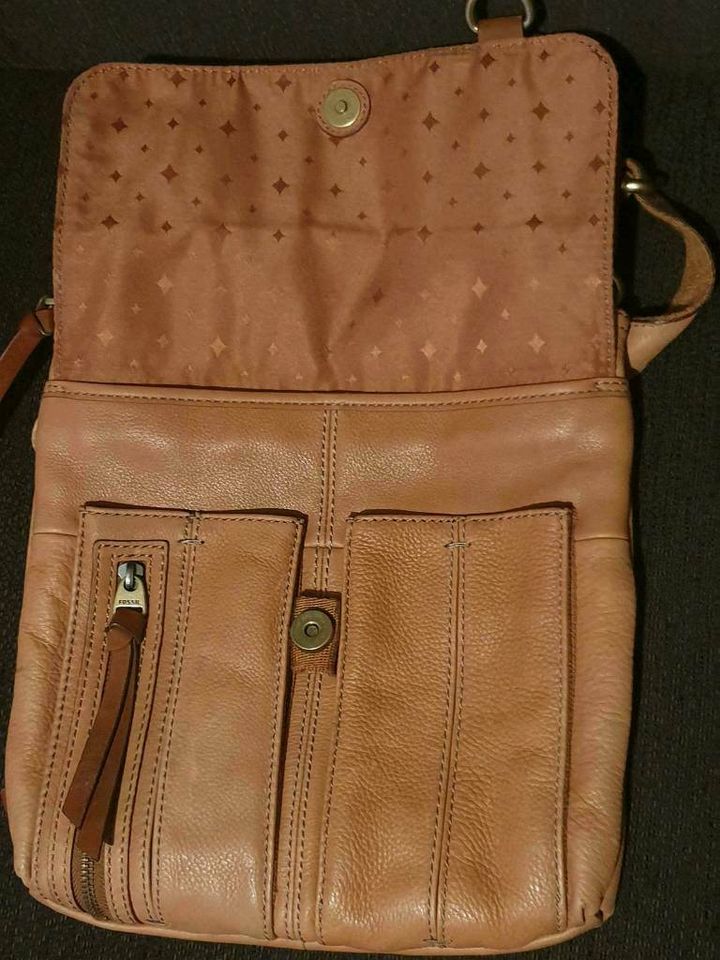 Fossil Handtasche Umhängetasche Leder braun in Hamburg