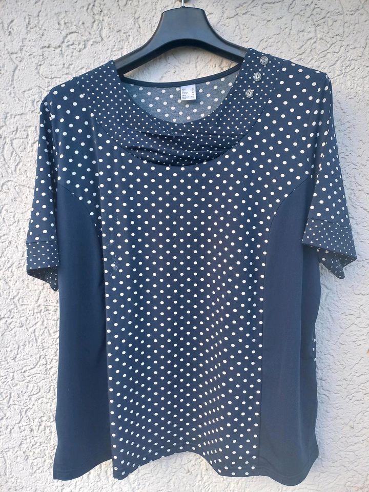 Wie neu! Shirt Bluse Gr. 50 dunkelblau AproductZ in Dauchingen