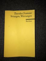 Theodor Fontane: Irrungen, Wirrungen Reclam 8971 Bayern - Ortenburg Vorschau