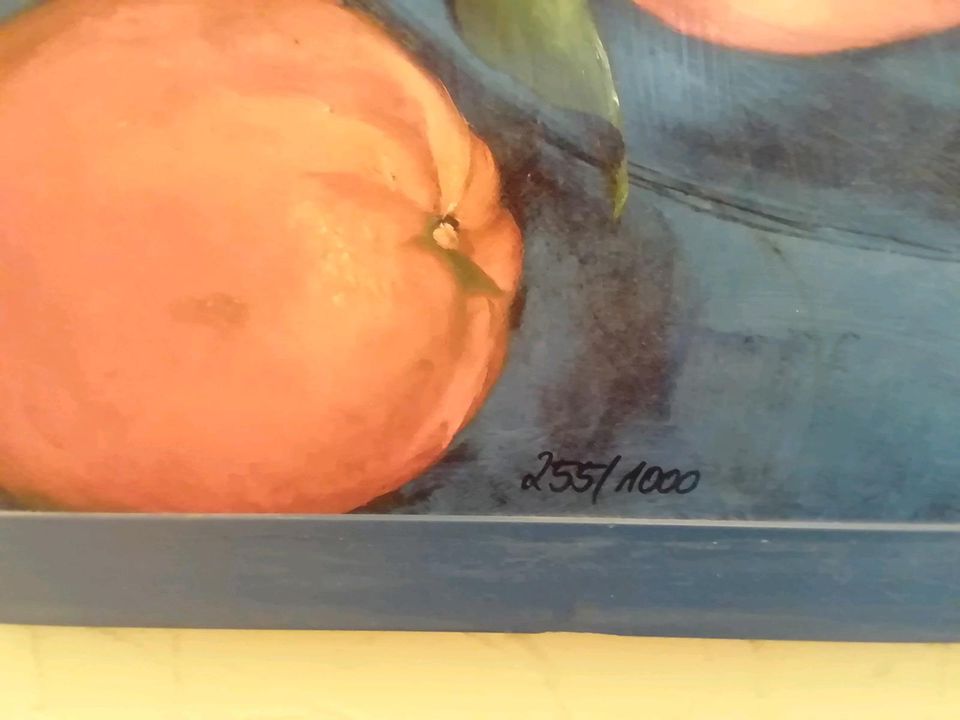 Bild Orangen (Maler C. Sommer) in Rödermark