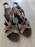 Sandalette Sandale mit Absatz Gr. 40 braun Rheinland-Pfalz - Polch Vorschau