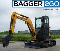 NEU Minibagger 2,7t Shantui SE27SR inkl. MS03 / Proportional / löffelset/ Bagger 2700kg kaufen Baden-Württemberg - Eberdingen Vorschau