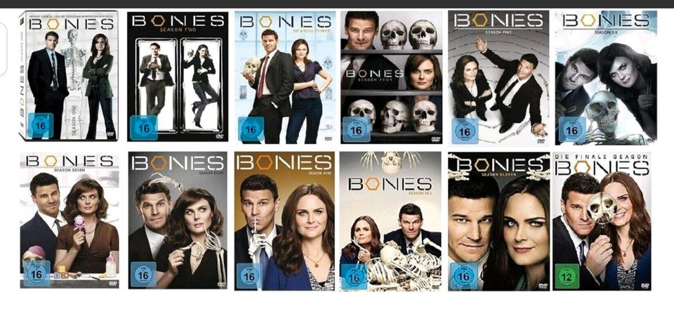 DVD -  BONES Staffel 1 - 11 + Die Finale Season in Ebsdorfergrund