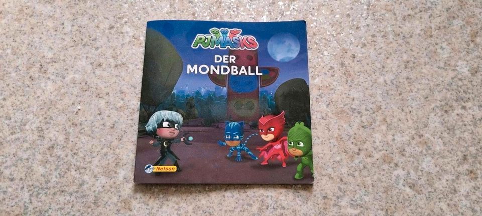 PJMasks Spieleset, Figuren: CatBoy,Gecko,Romeo, Wölfie Kevin,Buch in Gräfenhainichen