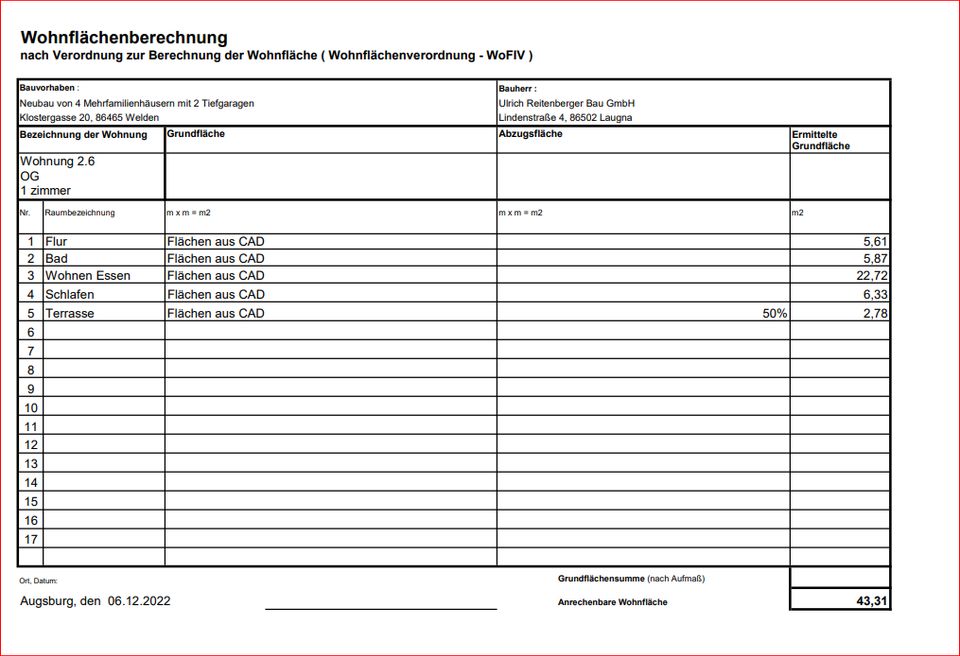 Schöner [LEBEN] Welden 1. OG  Whg. 2.6 in Welden