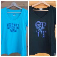 Damen Sport T-Shirt, Esprit Gr.40, schwarz & blau Niedersachsen - Seesen Vorschau