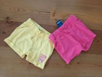 2 neue Sweatshorts 98/104 pink gelb Shorts kurze Hose Sachsen-Anhalt - Halle Vorschau