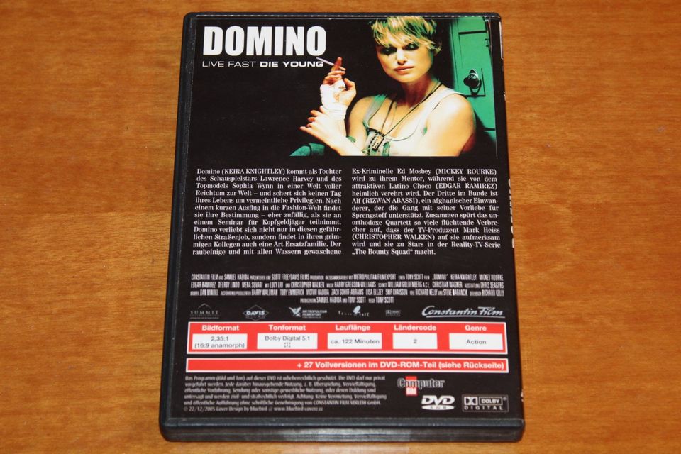 DVD Film " Domino Live Fast die Young " in Troisdorf