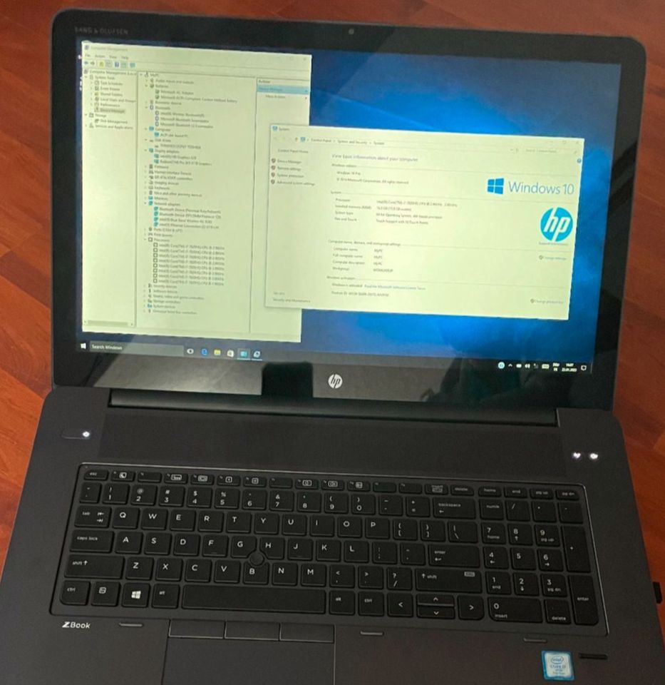 HP ZBook G4 17 " wie neu - mit Radeon Pro WX 4170 in Detmold