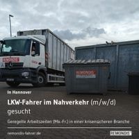 LKW-Fahrer / Berufskraftfahrer (C/CE) im Nahverkehr (m/w/d) Hannover - Herrenhausen-Stöcken Vorschau