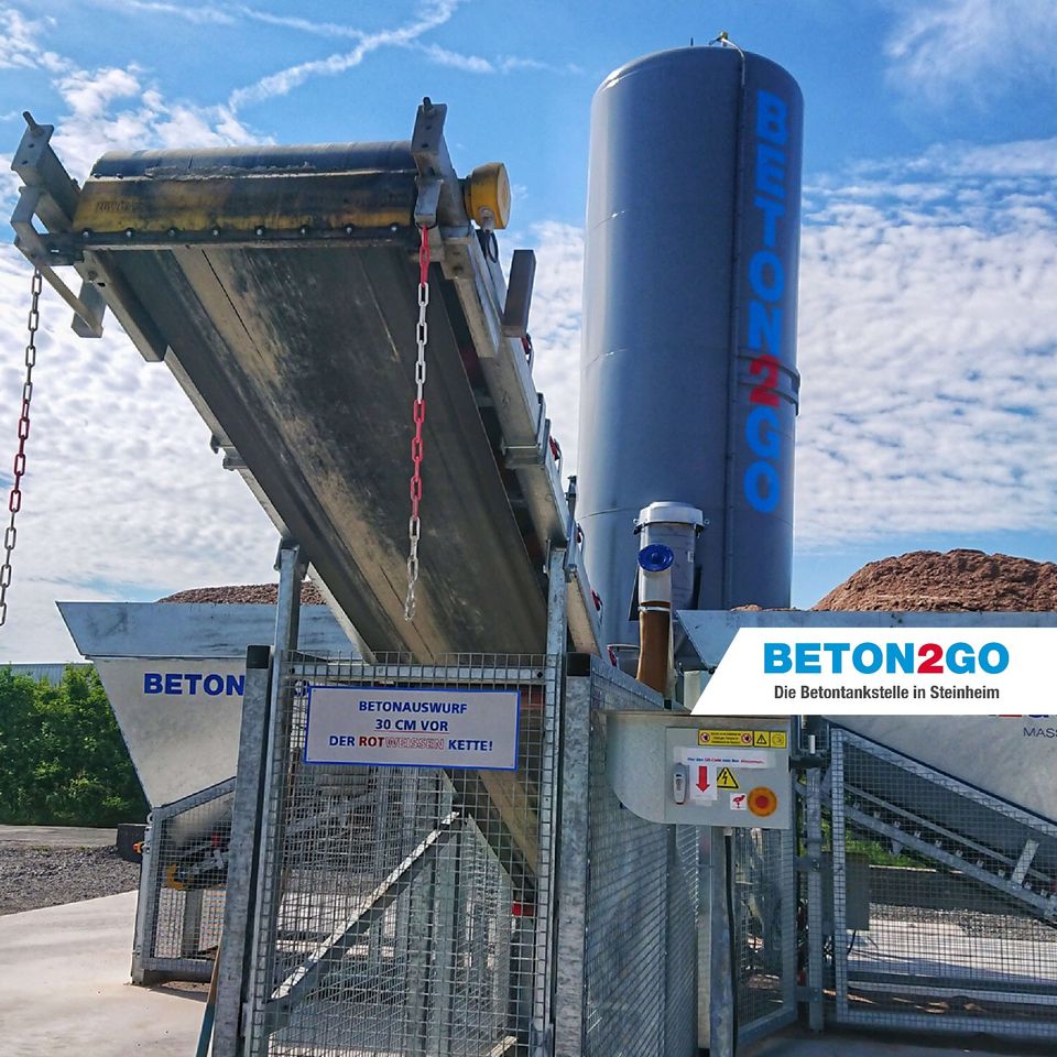 Firmenführung Besichtigung Beton2Go Betontankstelle in Steinheim