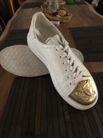 VERSACE Leder Sneaker Golden Medusa Toe Baden-Württemberg - Roigheim Vorschau