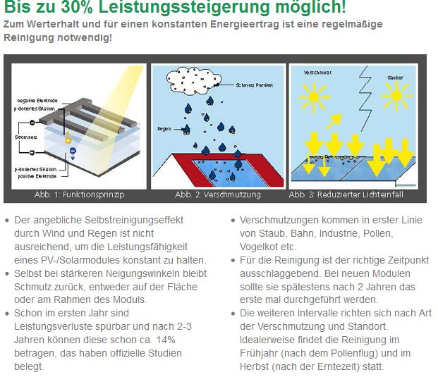 PV + Solarzellenreinigung in Rottweil